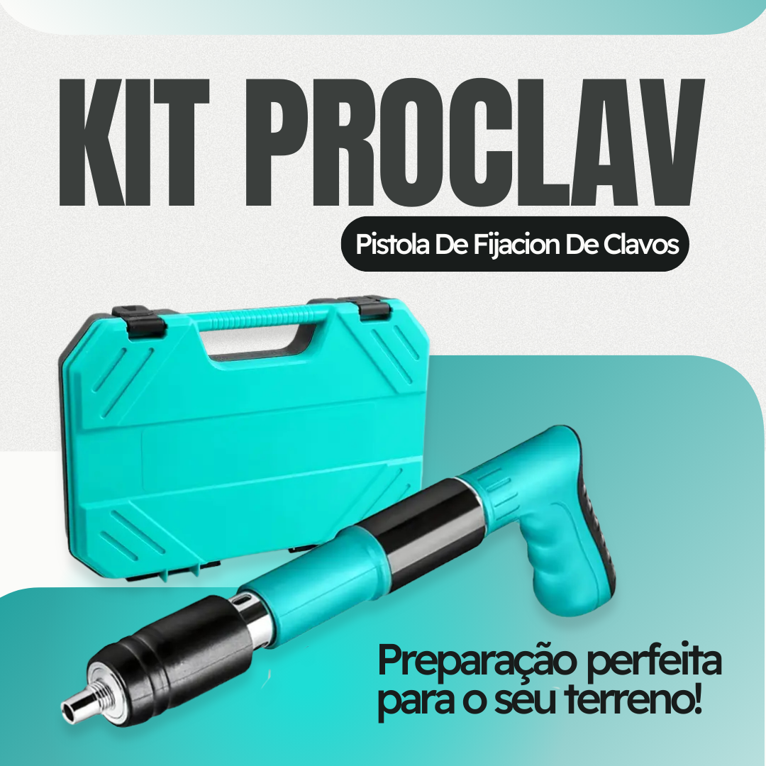KIT ProClav - Pistola De Fijacion De Clavos
