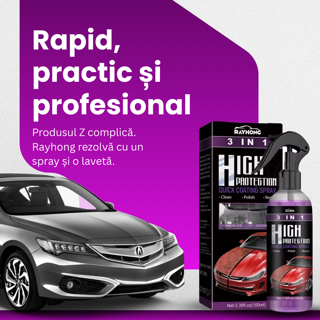 Rayhong Spray Ceramic cu Grafen + Cumpără 1 Primești 2 GRATUIT 🎁