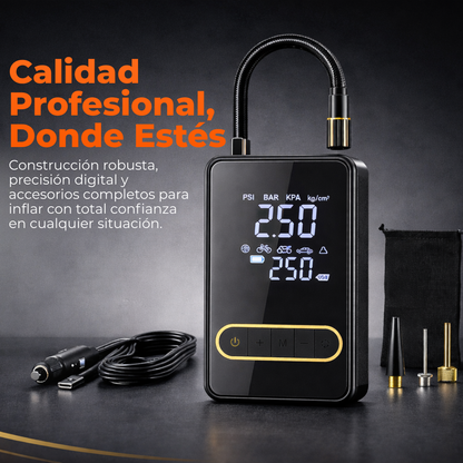 Compresor De Aire Digital 6000mah