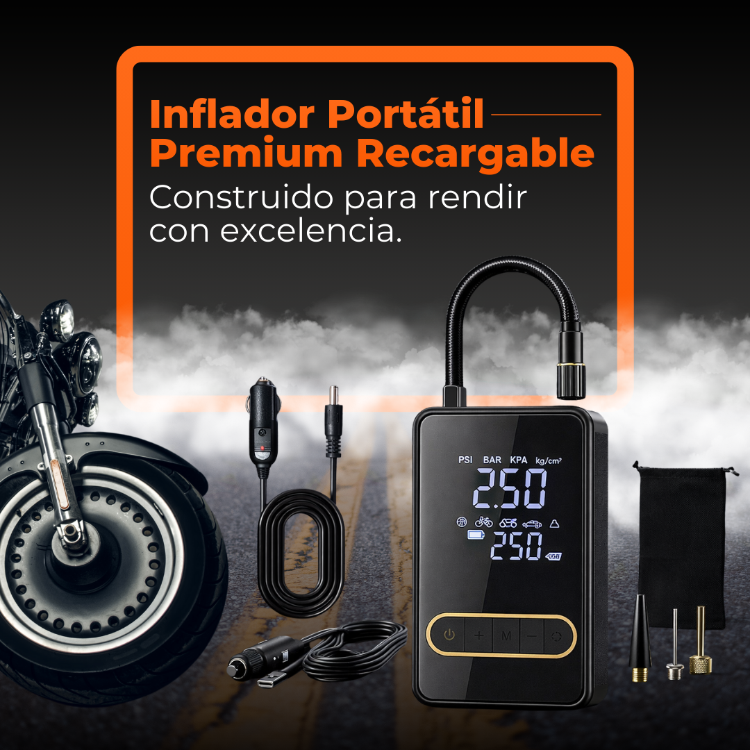 Compresor De Aire Digital 6000mah