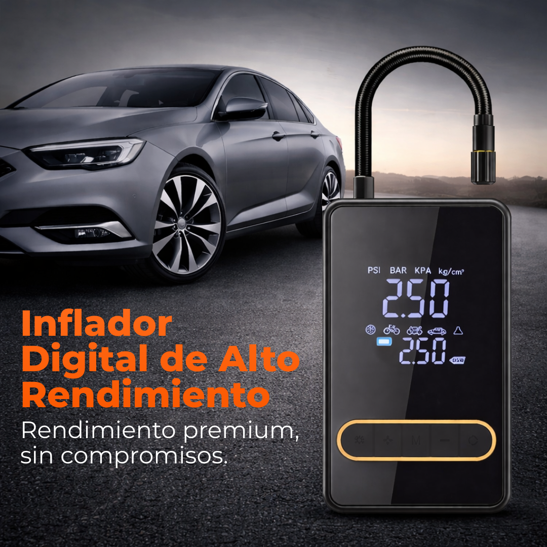 Compresor De Aire Digital 6000mah
