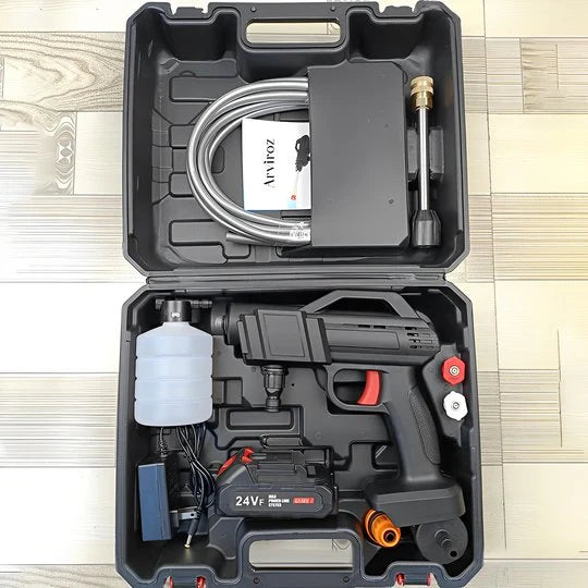 Hidrolavadora Inalámbrica de Alta Presión + 2 Baterii + Mini GPS GRATUIT 🎁